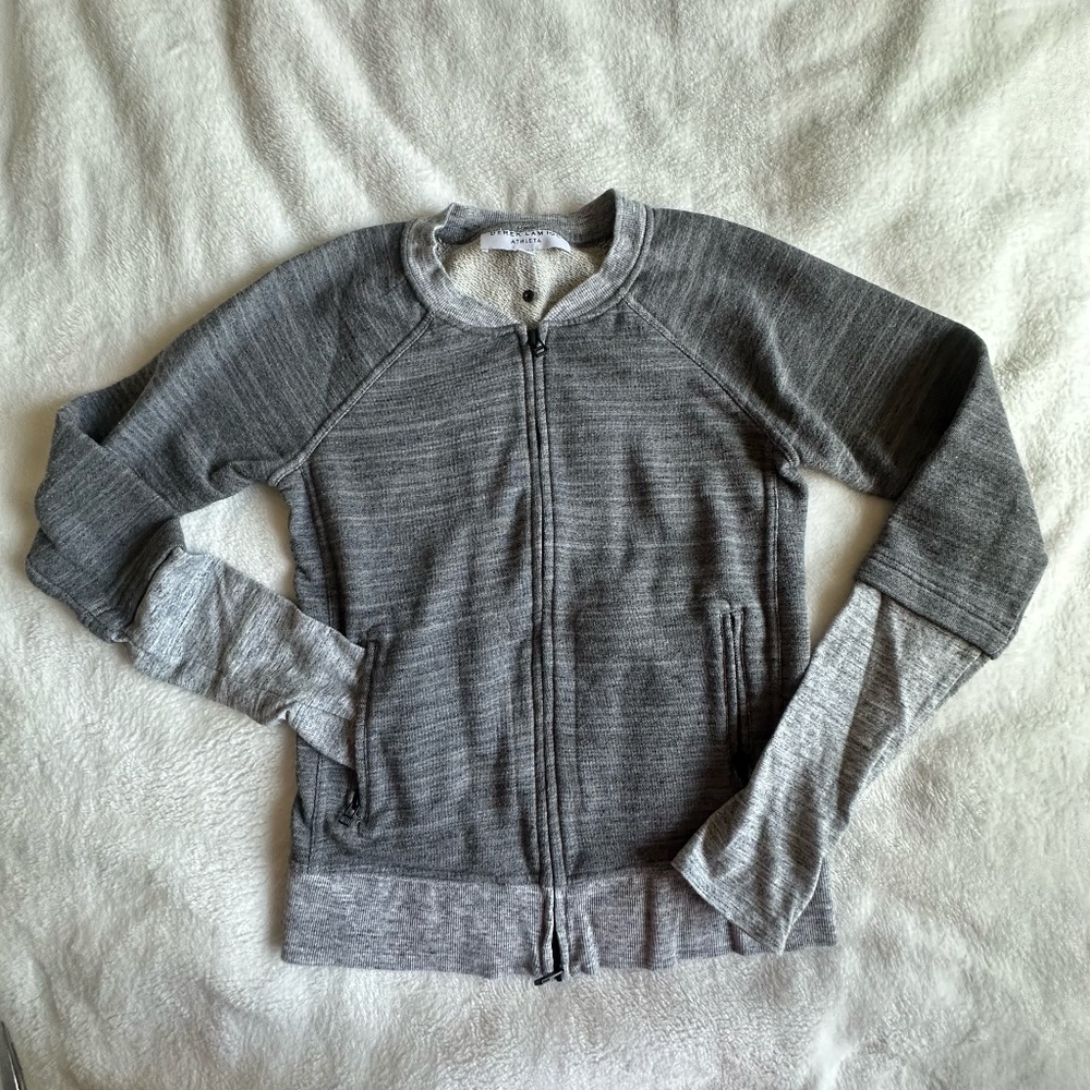 Derek Lam IOC Athlete  Full Zip-up Gray Sweatshirt Sz Xs